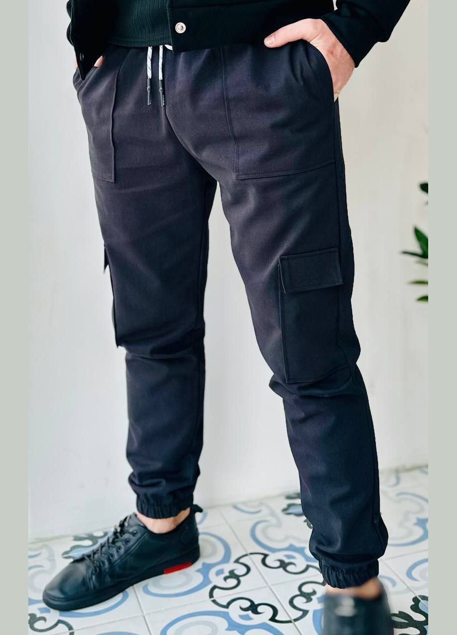 Черные повседневный демисезонные брюки Revah