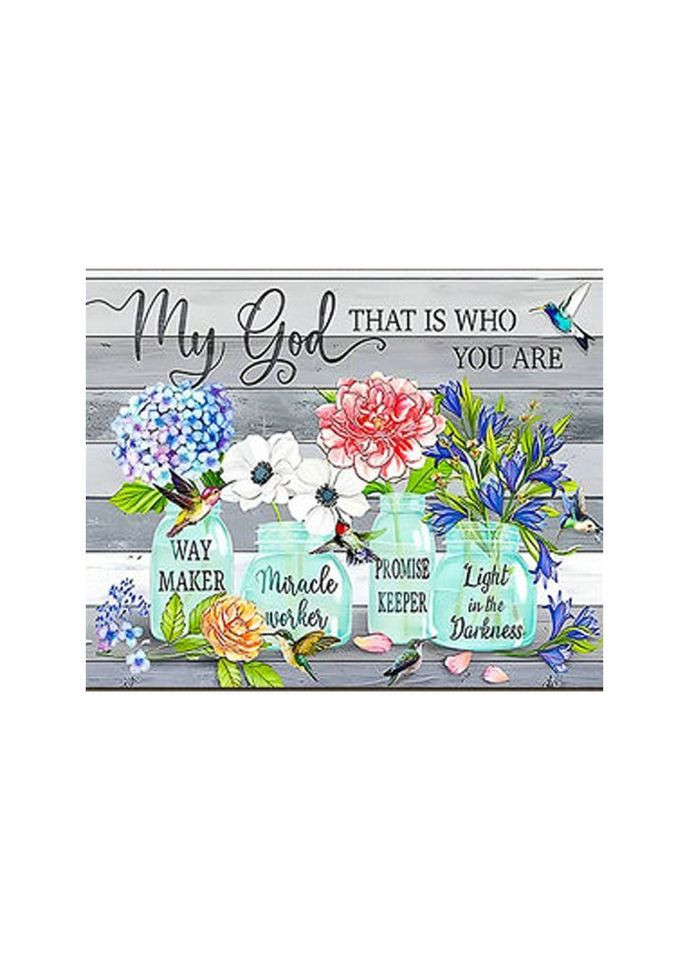 Алмазная мозаика Четыре букета, (30х40 см) Strateg (361319714)