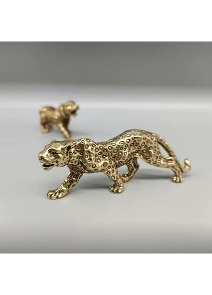 Мини медная латунная настольная статуэтка фигурка в виде Леопард No Brand (292260717)