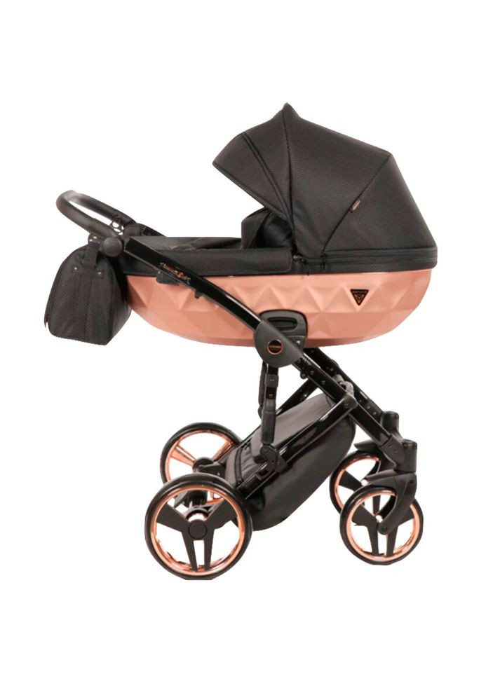 Універсальна коляска 2в1 Mirror Satin 05, білий/ мідна рама () Junama J-MS-05 (337709842)