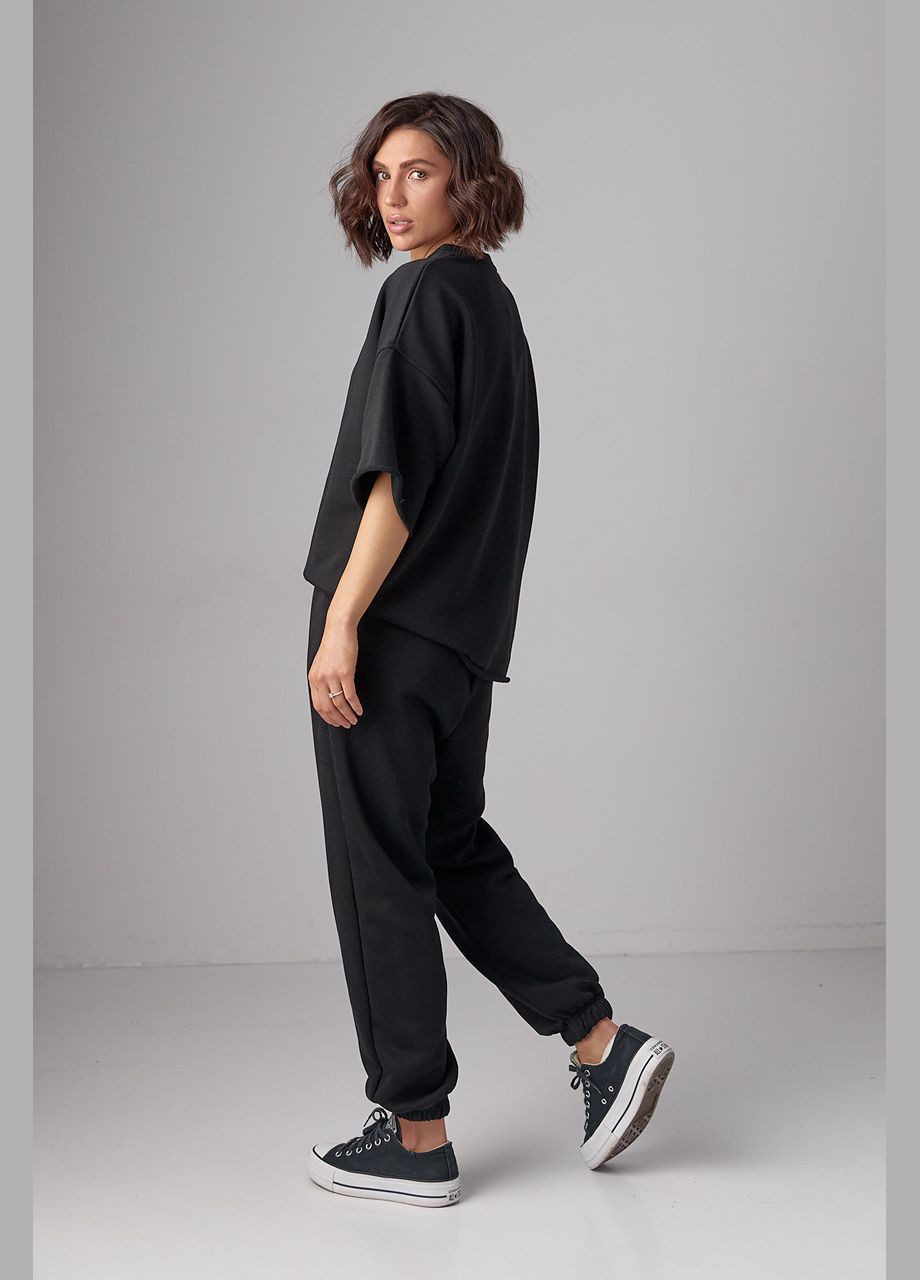 Спортивный костюм из трикотажа с прорезью на джоггерах Lurex (287340250)