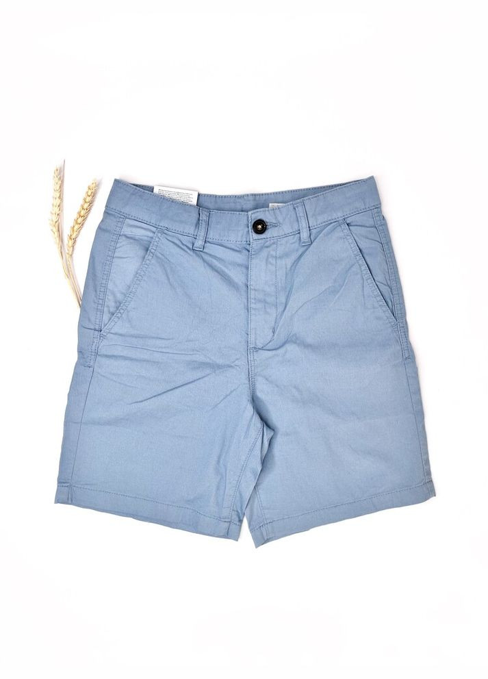 Шорти 134 см блакитний артикул Л1233 H&M (342716051)