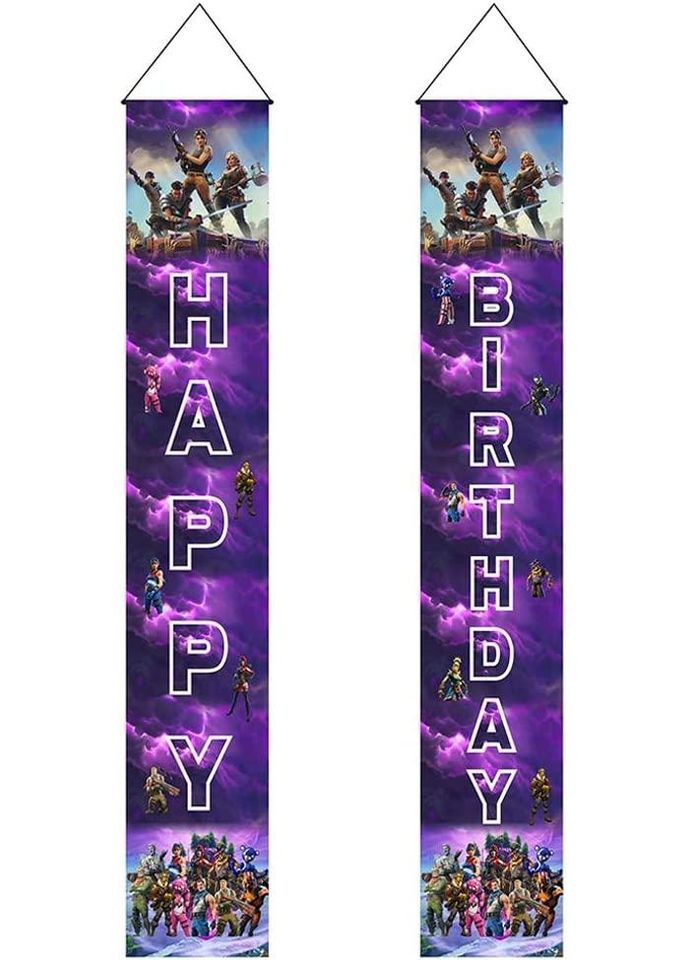 Банери для дитячого Дня народження за мотивами гри Бастіон (Bastion), вертикальні, 180 см No Brand (300657543)