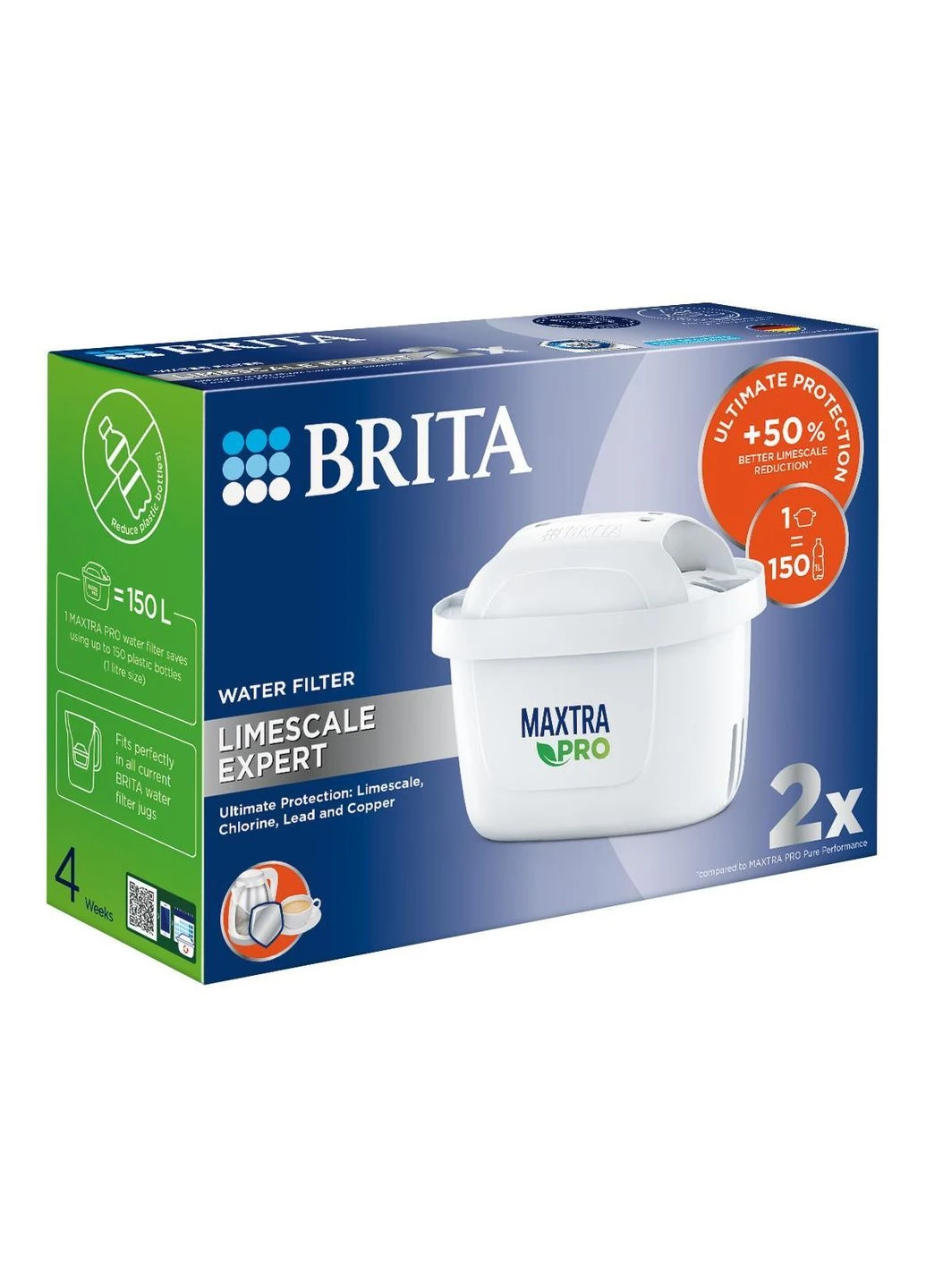 Фільтр-картридж MXPro для пом'якшення жорсткої води, 2 шт. Brita (387187977)