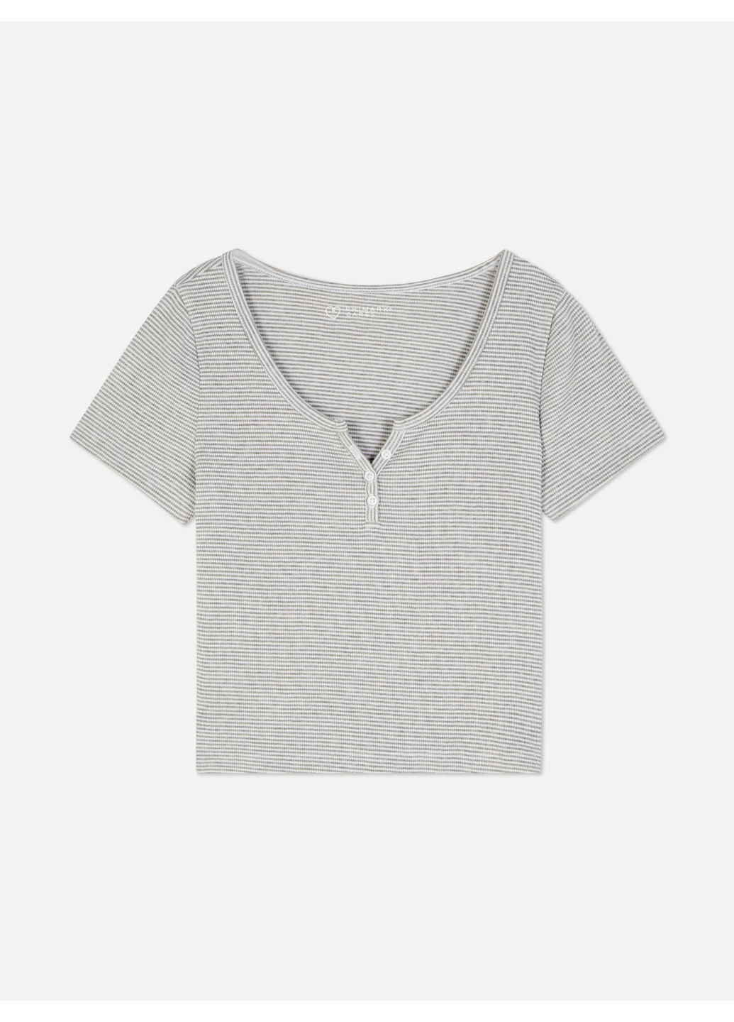 Топ лето,белый в серую полоску, Primark (394987247)
