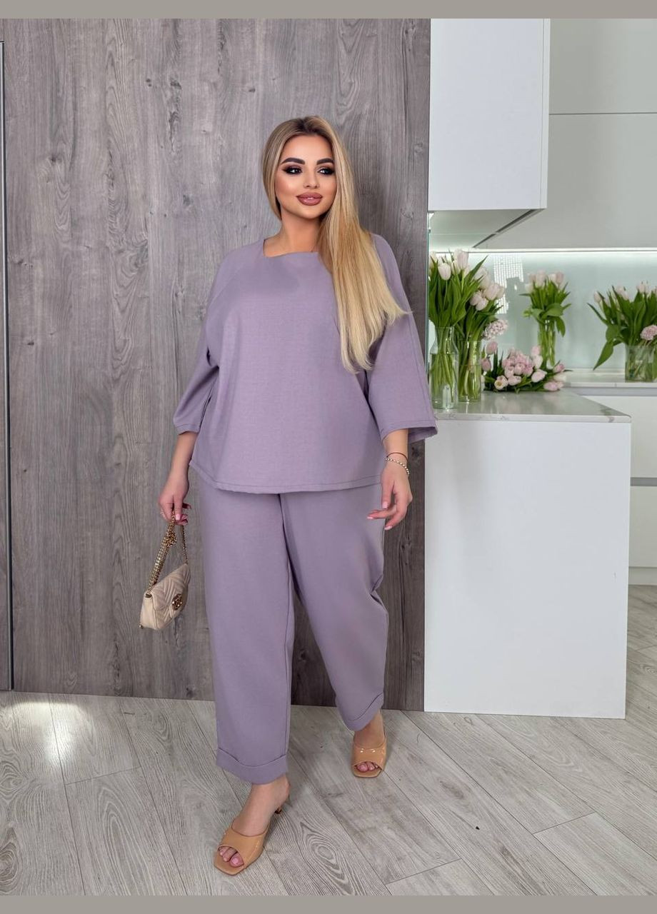 Жіночий костюм з льону вільного крою Avanti (338438366)