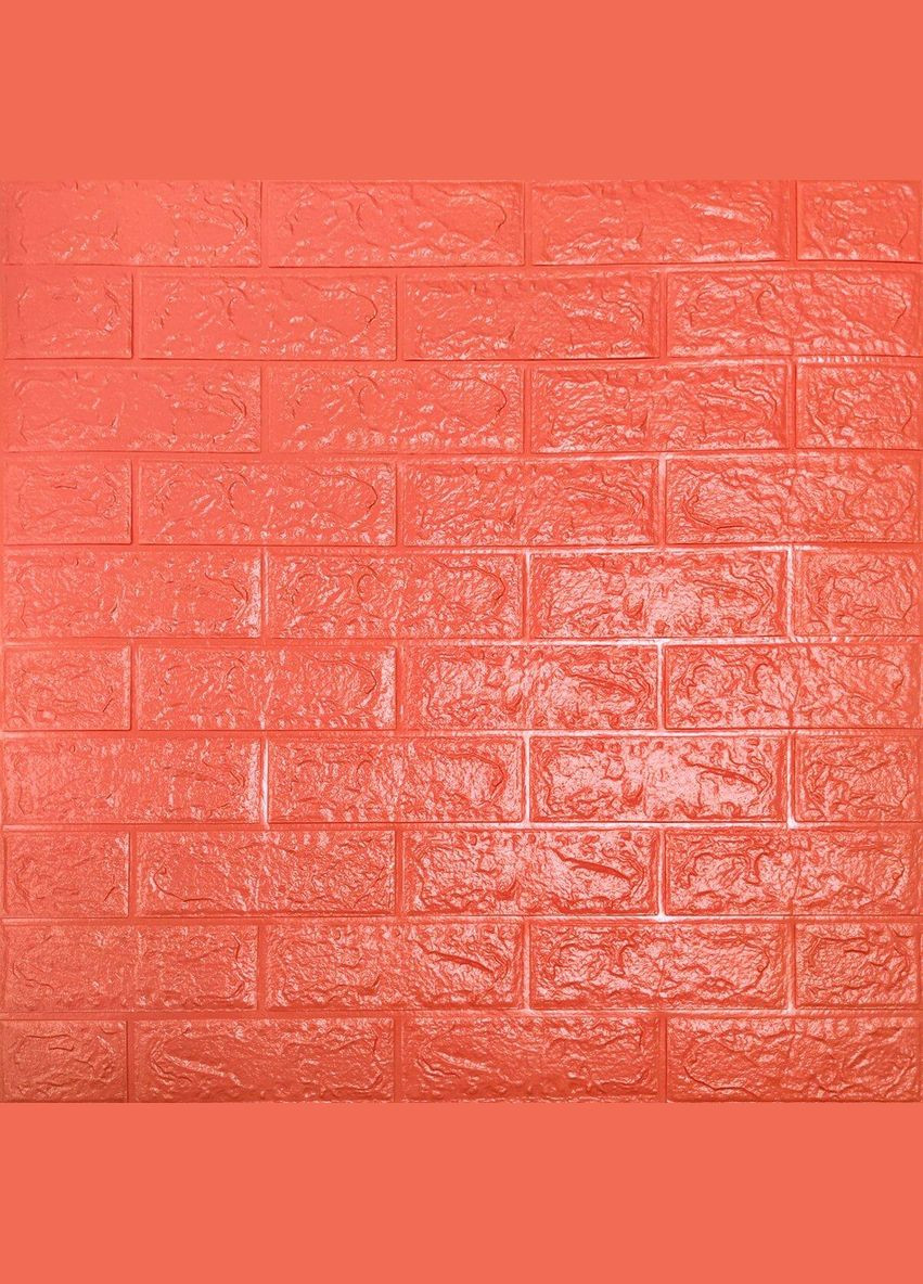 Самоклеюча 3D панель помаранчева 700х770х3мм (007-3) SW-00001363 Sticker Wall (300242152)