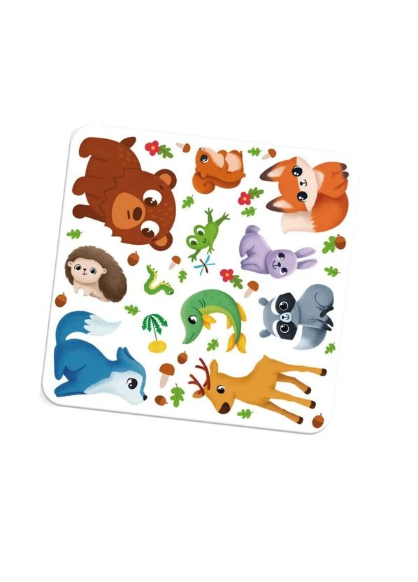 Набір для творчості з 12 наліпками Лісові мешканці Vladi toys (395896274)
