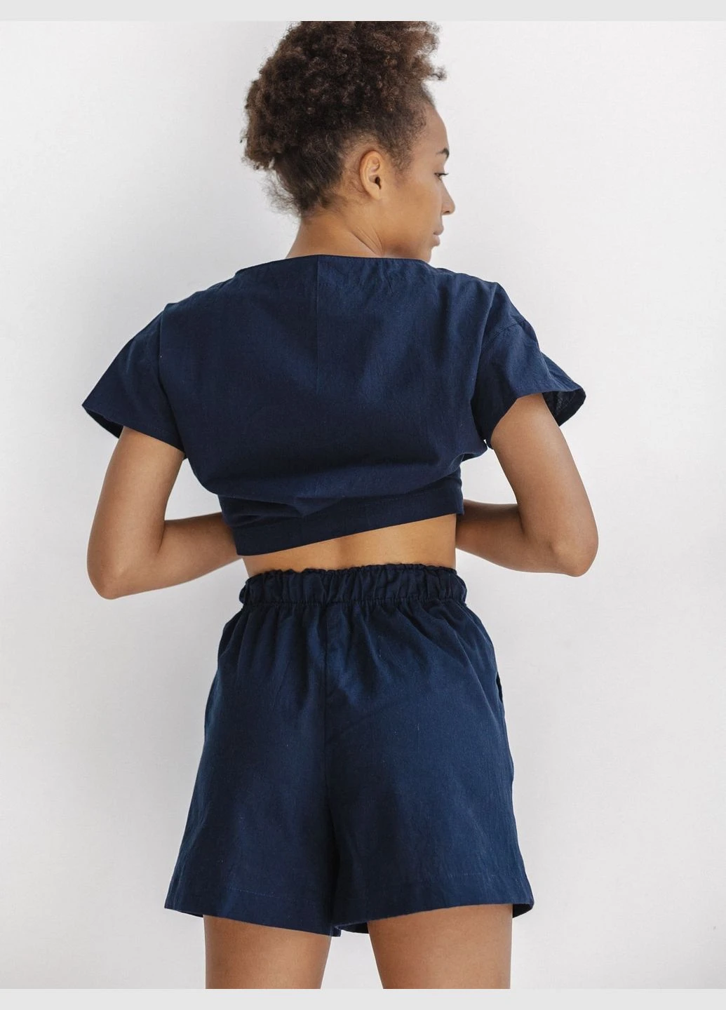 Синяя шорты женские navy l Leglo