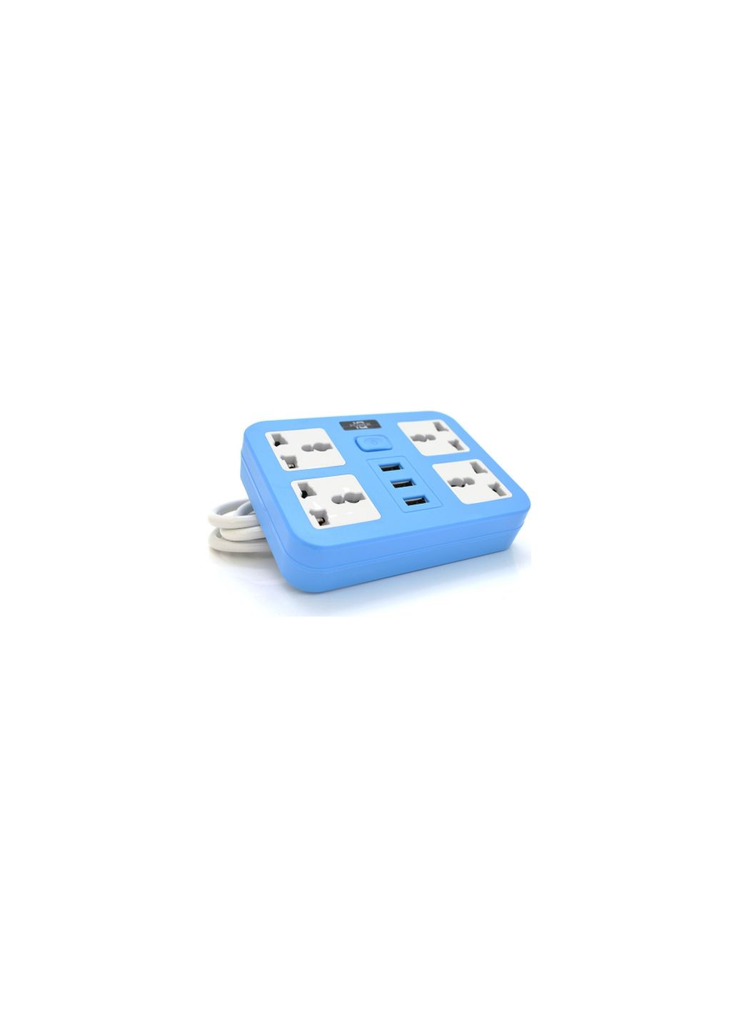 Мережевий фільтр живлення TВТ15, 4роз, 3*USB Blue (ТВ-Т15-Blue) Voltronic tв-т15, 4роз, 3*usb blue (268144384)