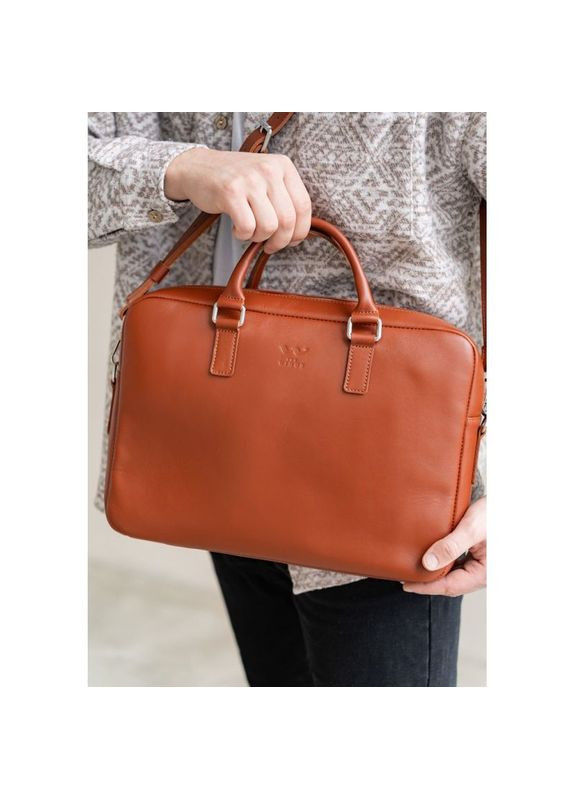 Сумка мужская кожаная через плечо Briefcase 2.0 светло-коричневый The Wings (302008432)