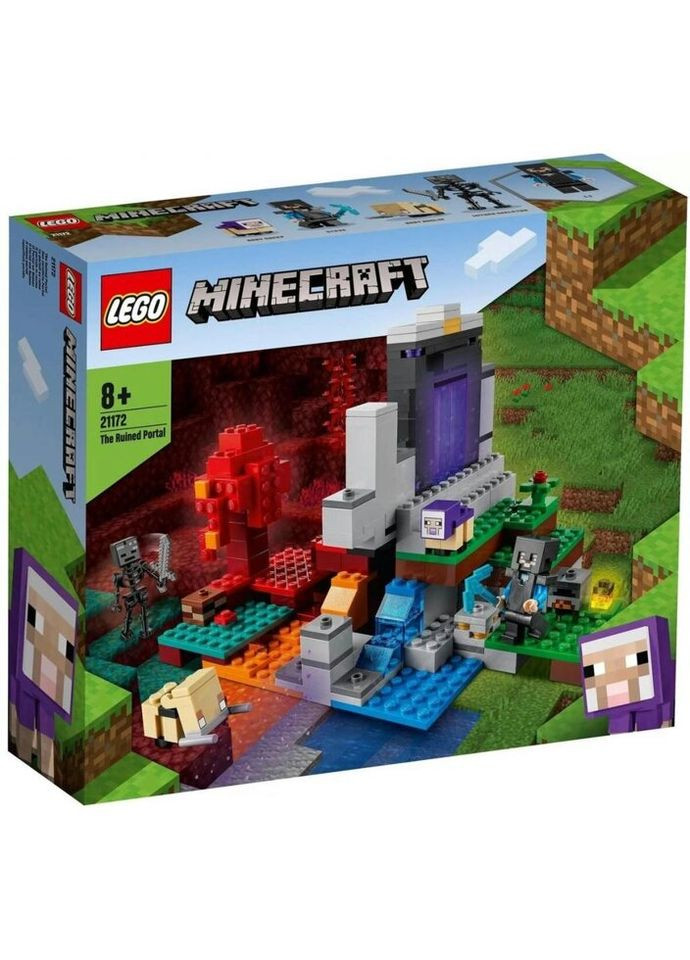 Конструктор Minecraft Зруйнований портал 316 деталей (21172) Lego (281425667)