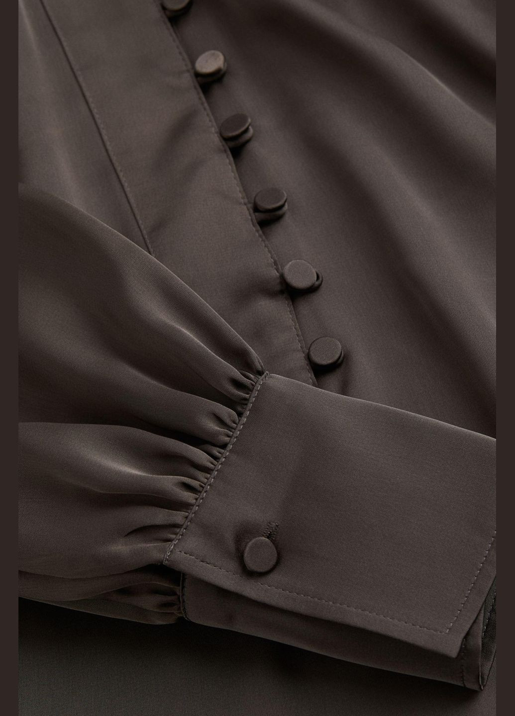 Темно-сіра блуза демісезон,темно-сірий, H&M