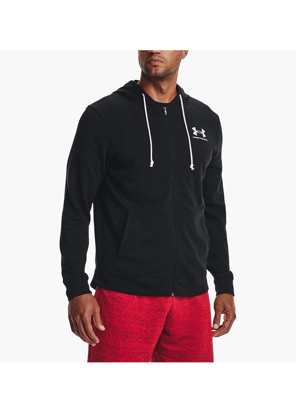 Кофта мужская Rival Terry Lc Fz (1370409-001) Under Armour (370780353)