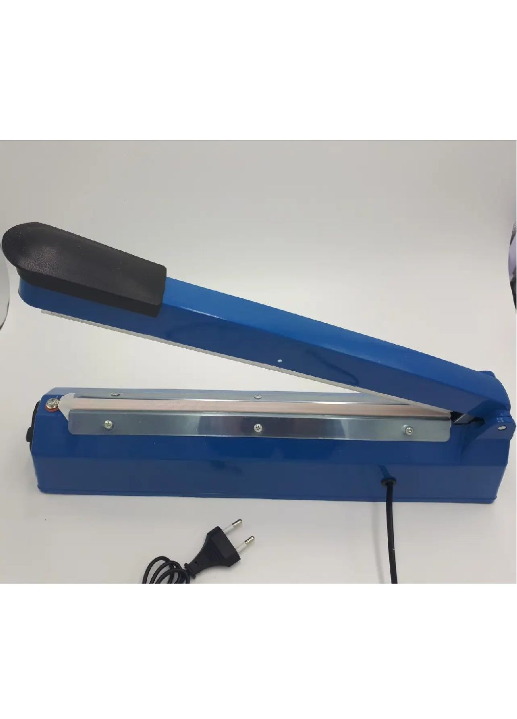 Зварювач пакувальник ручний імпульсний вакуумний для пакування речей продуктів пластик 32.5х8х22.5 см (476604-Prob) Синій Unbranded (285738605)