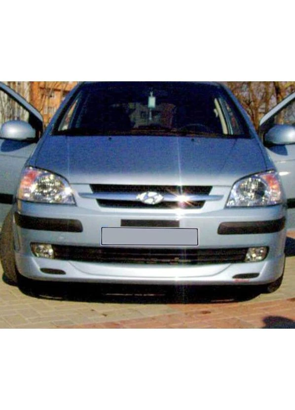 Передняя нижняя накладка (под покраску) для Hyundai Getz 2002-гг Meliset (389790239)