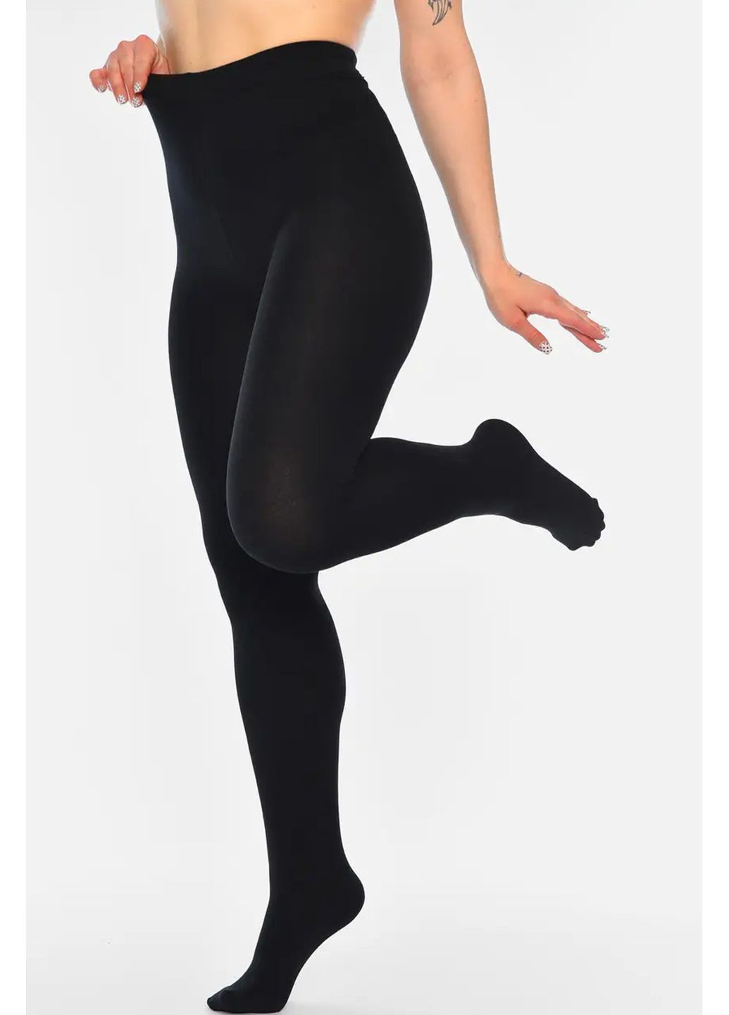 Колготки плотные матовые большого размера Micro M/F 3D 300den Dolores (362536277)