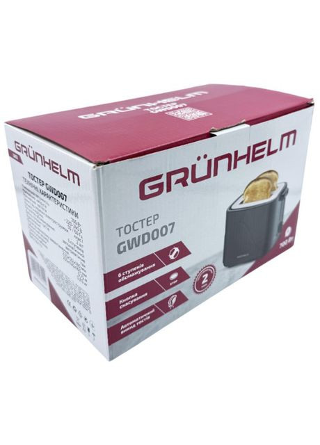 Тостер GWD007 700 Вт Grunhelm (363026105)