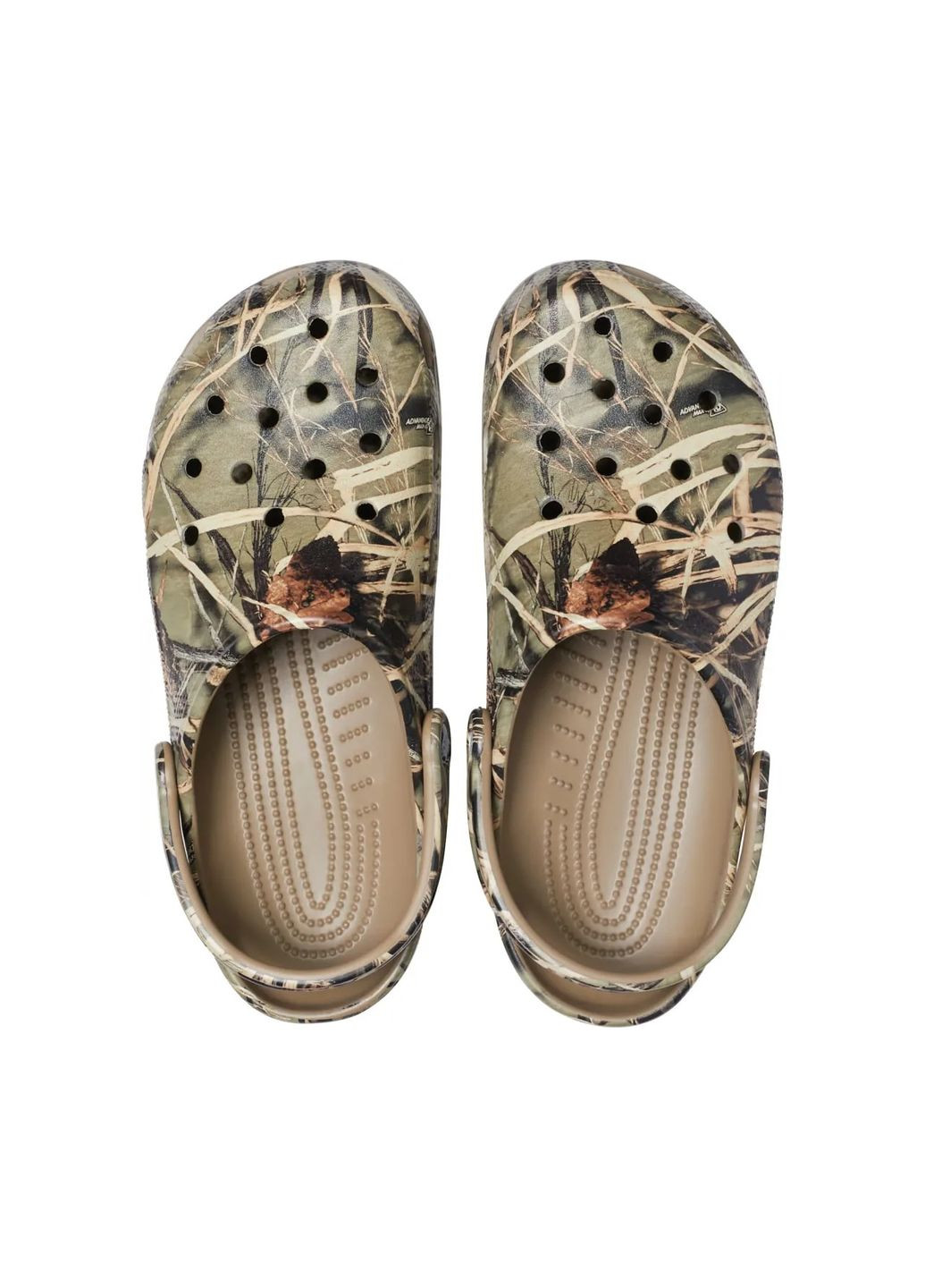 Коричневые кроксы realtree khaki 12132 Crocs