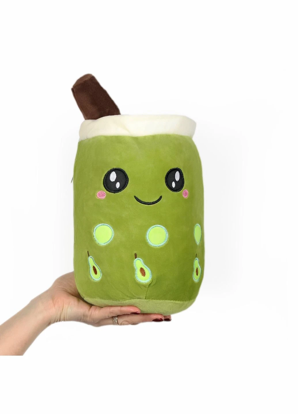 Мягка игрушка-подушка Bubble Tea 35см Зеленая No Brand (332793438)