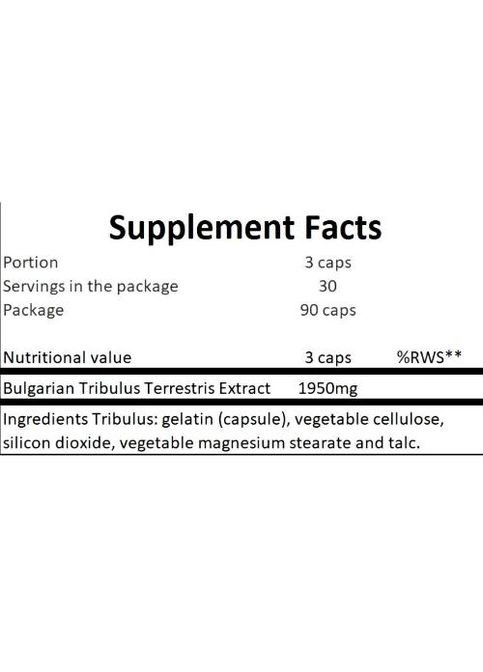 Tribulus 90 Caps Gaspari Nutrition (280938121)
