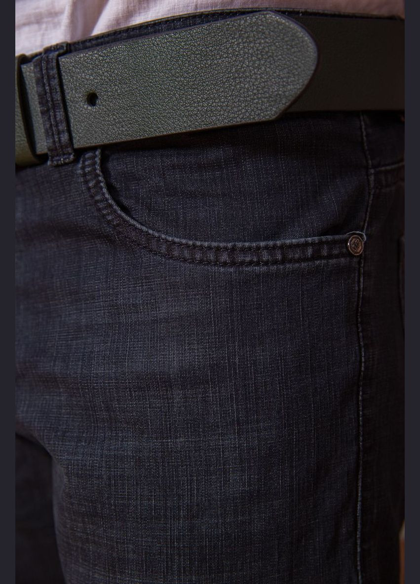 Графитовые демисезонные регюлар фит джинсы мужские прямого кроя Ager