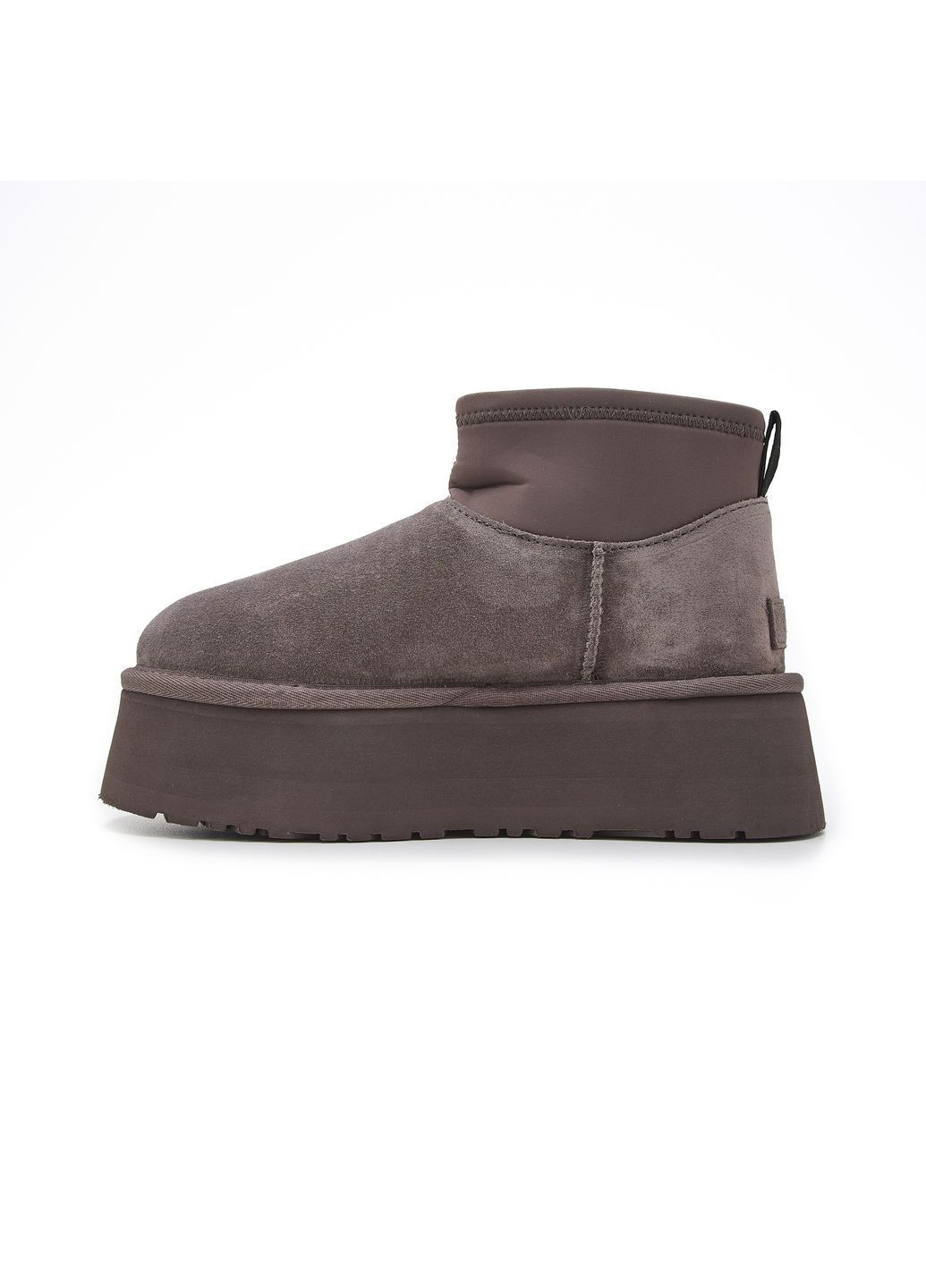 Ботинки зимние женские угги серые UGG Classic Mini Dipper Grey No Brand (367261484)