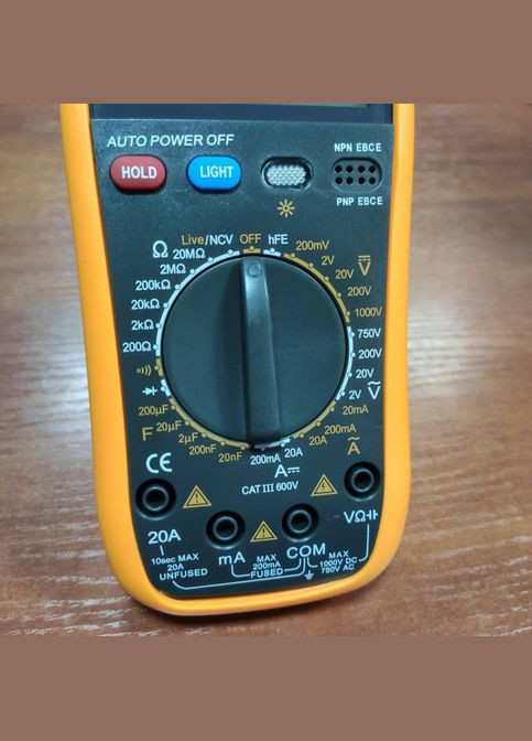 Цифровий Професійний мультиметр VC890D тестер вольтметр No Brand (323486272)