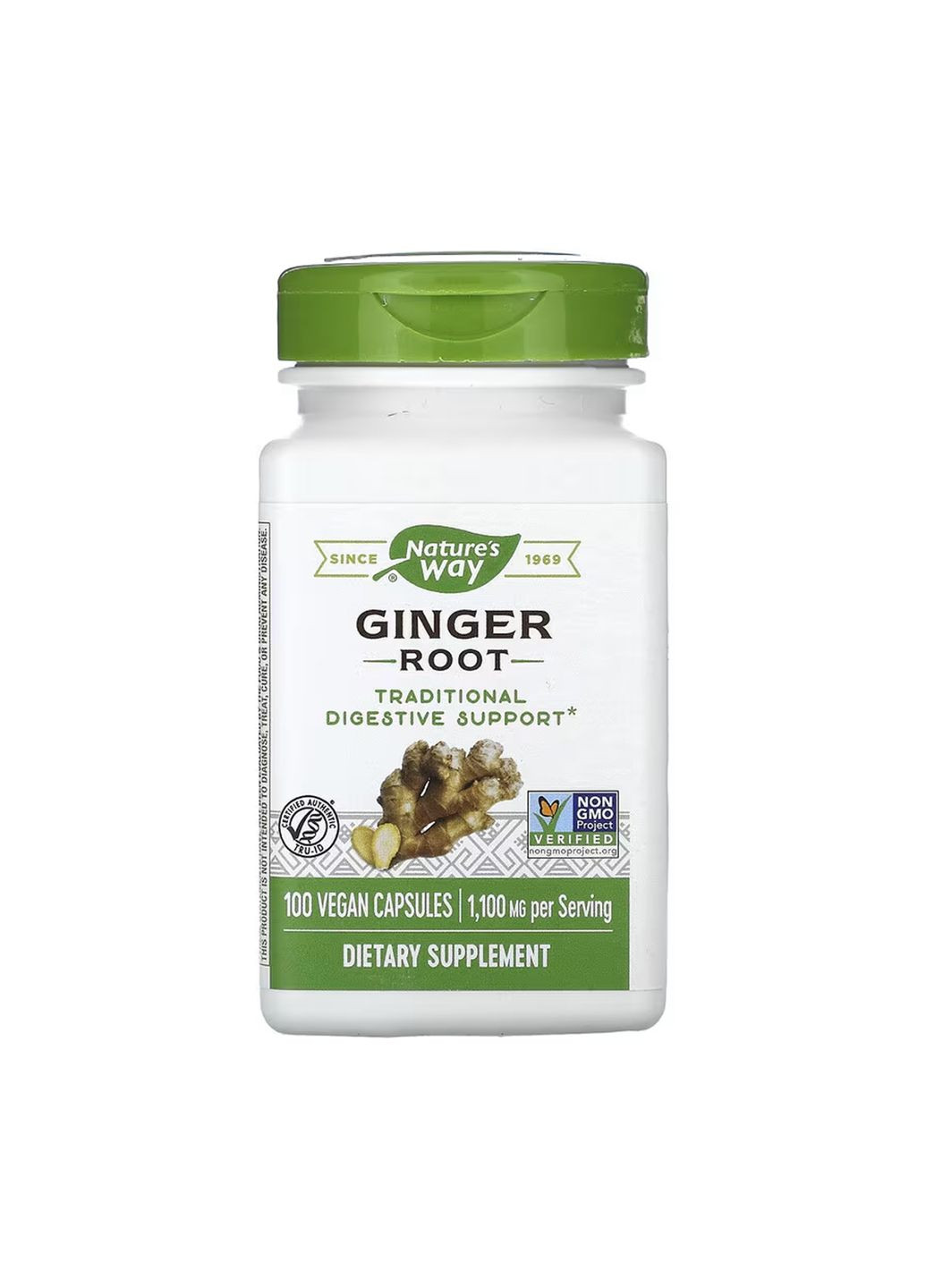 Імбирний корінь 100 капсул екстракт для травлення та імунної системи протизапальний ProDobro (368979831)