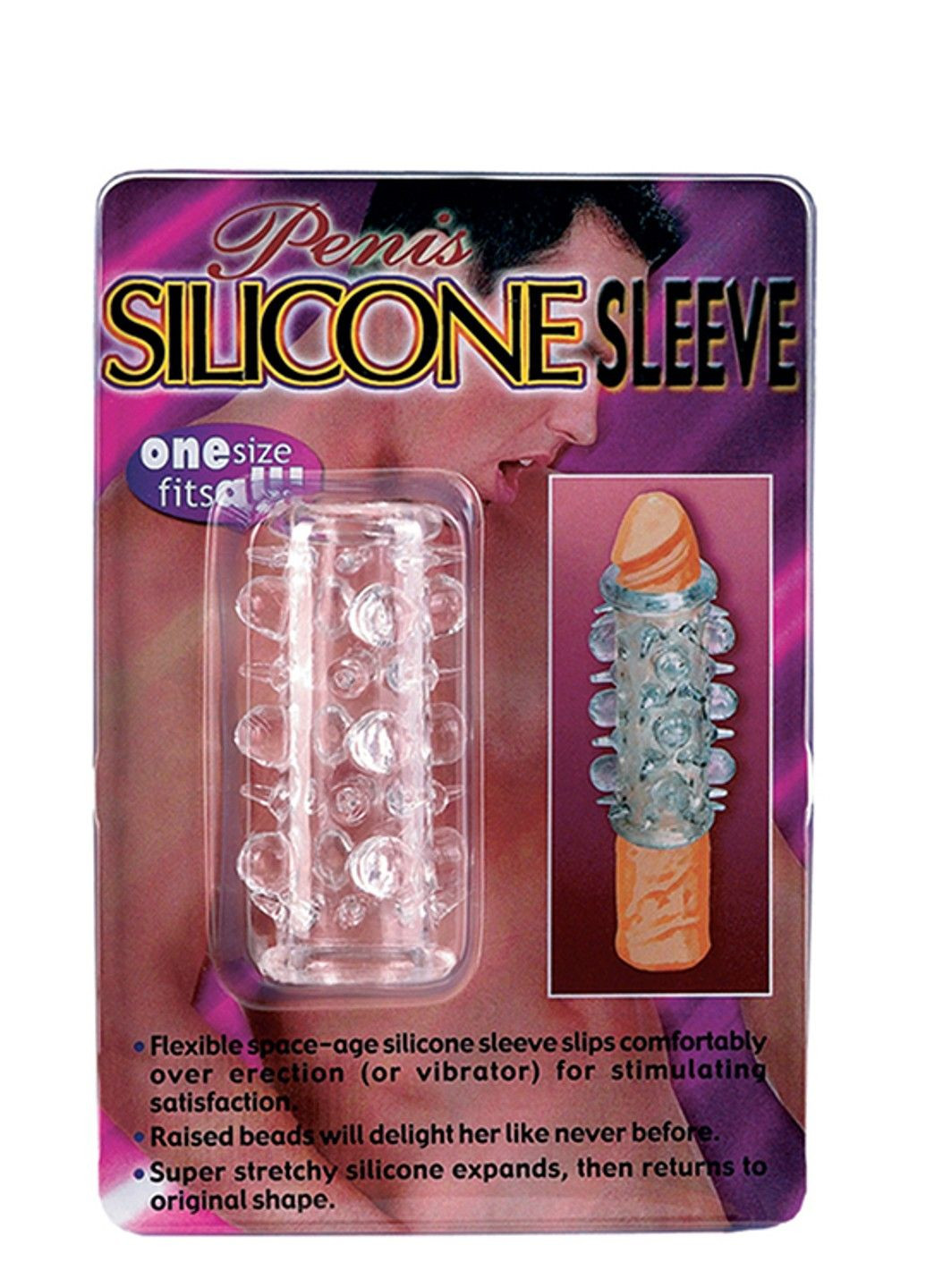 Насадка стимулятор Silicone Sleeve Seven Creations (290667065)