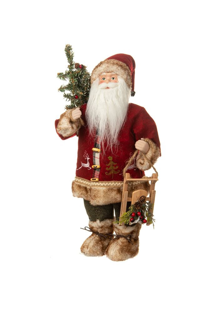 Фигура Санта с санками 46 см Uniсorn Studio 16011-008 Unicorn Studio (299387700)