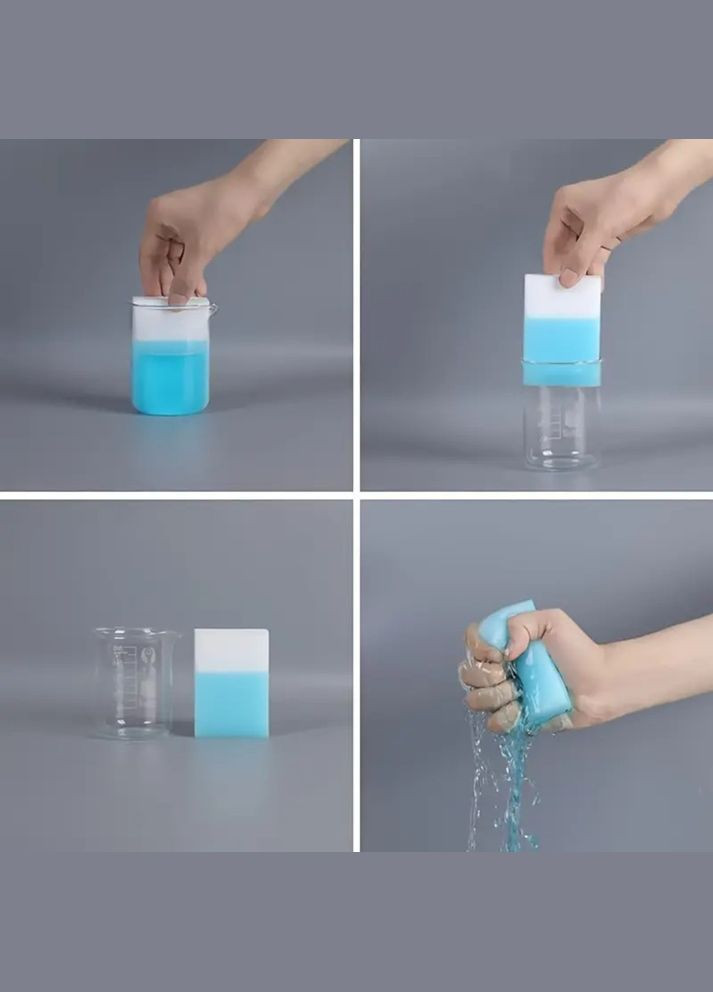 Набор губок для посуды, универсальные, кухонные, для мебели, раковины, ванной, мочалки для уборки дома 10 шт. No Brand (337342057)