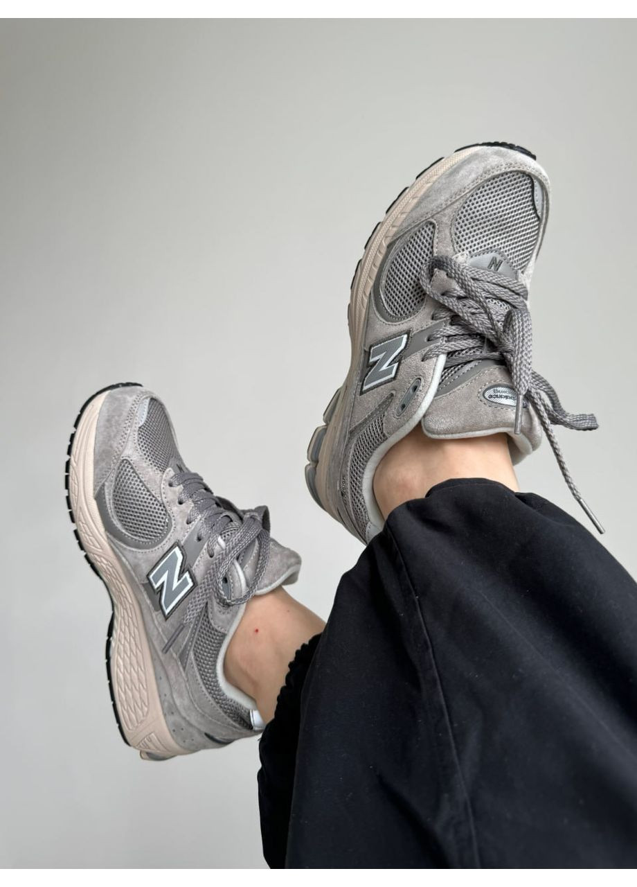 КРОССОВКИ ЖЕНСКИЕ NEW BALANCE 2002R LIGHT GREY НЬЮ БЕЛАНС 2002R No Brand серые демисезоны (367175473)