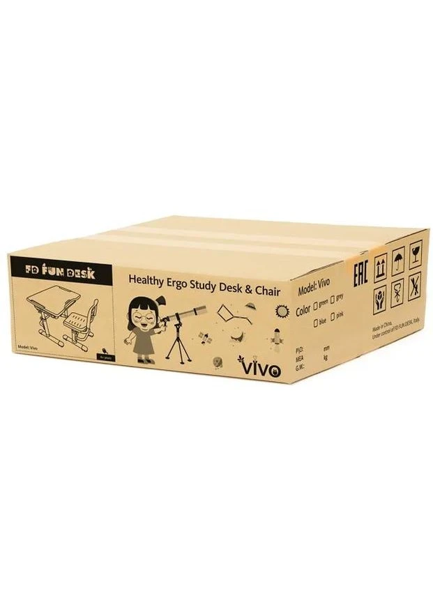 Парта со стулом Vivo Grey (221892) FunDesk (391734918)