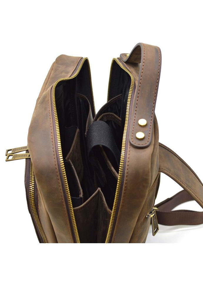 Шкіряний рюкзак для ноутбука 14" RC-1239-4lx коричнева crazy horse TARWA (298684070)