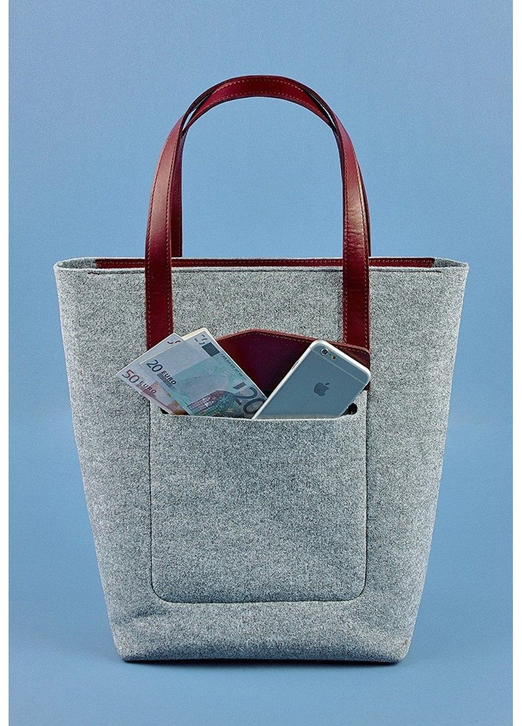 Женская сумка «Фьорд» bn-bag-17-felt-vin BlankNote (303070538)