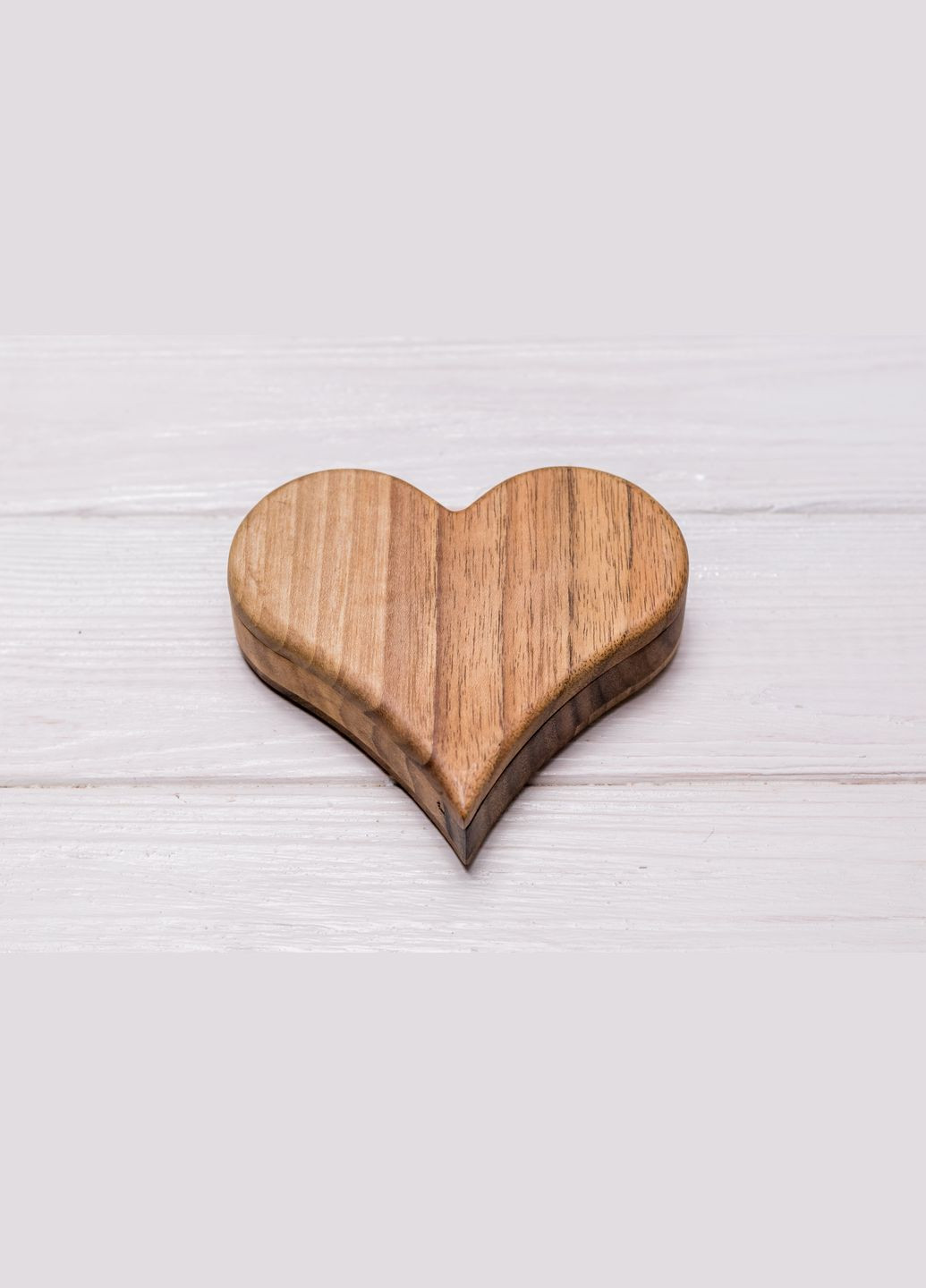 Шкатулка для колец «Сердце» Коробочка для новобрачных EcoWalnut (295266080)