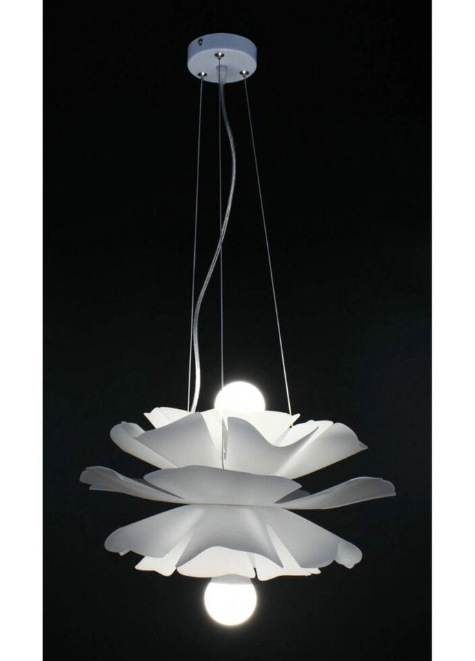 Люстра подвесная на 2 лампочки 26611 Белый 30-140х41х41 см. Sunnysky (335974968)