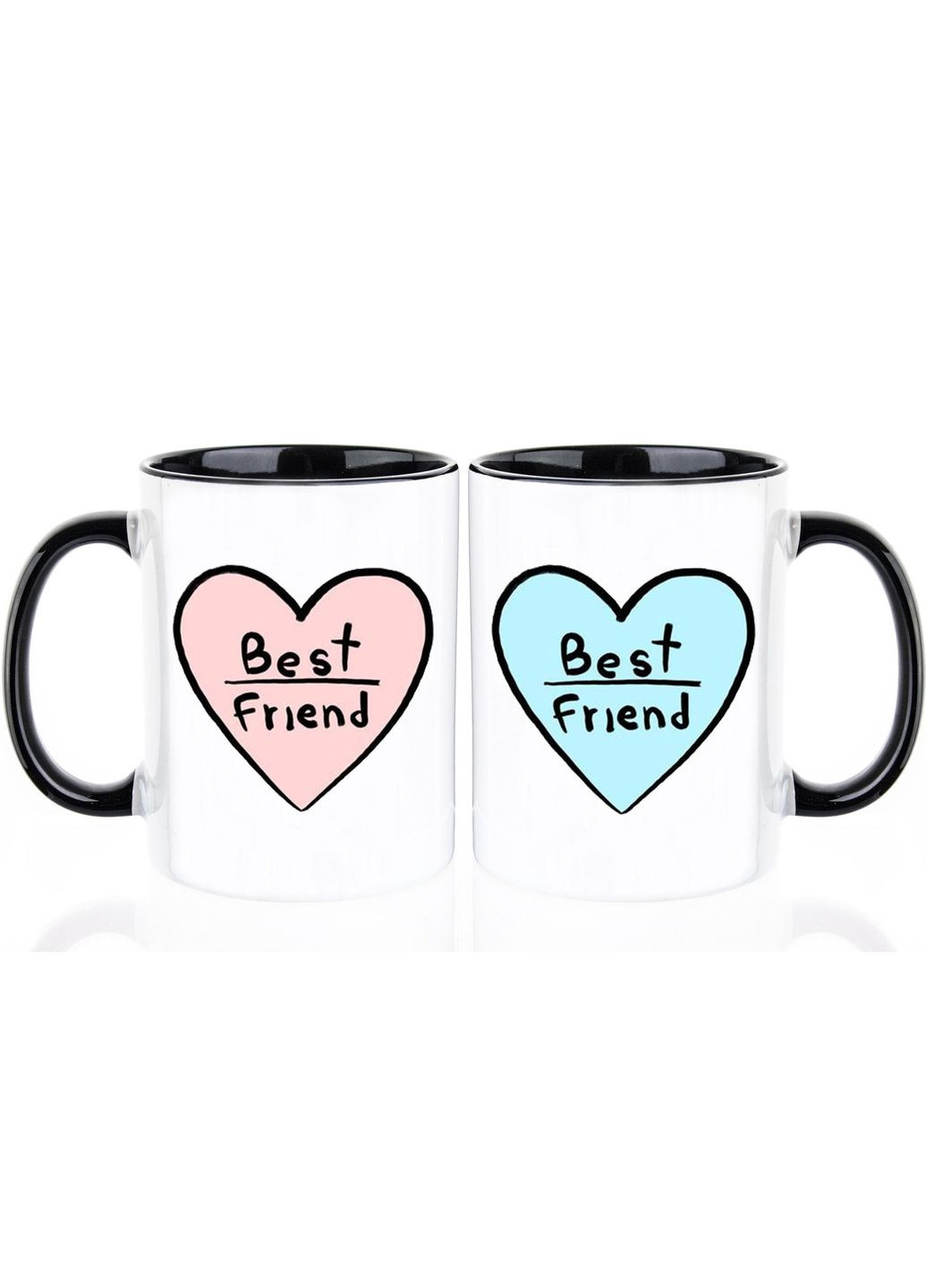 Парные чашки, 330 мл, Мальчик и девочка No Brand (301136927)