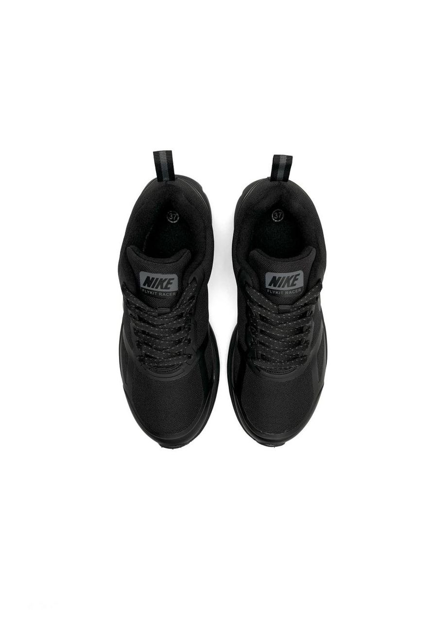 Чорні осінні кросівки жіночі, в'єтнам Nike Flykit Racer W Gore-Tex Black