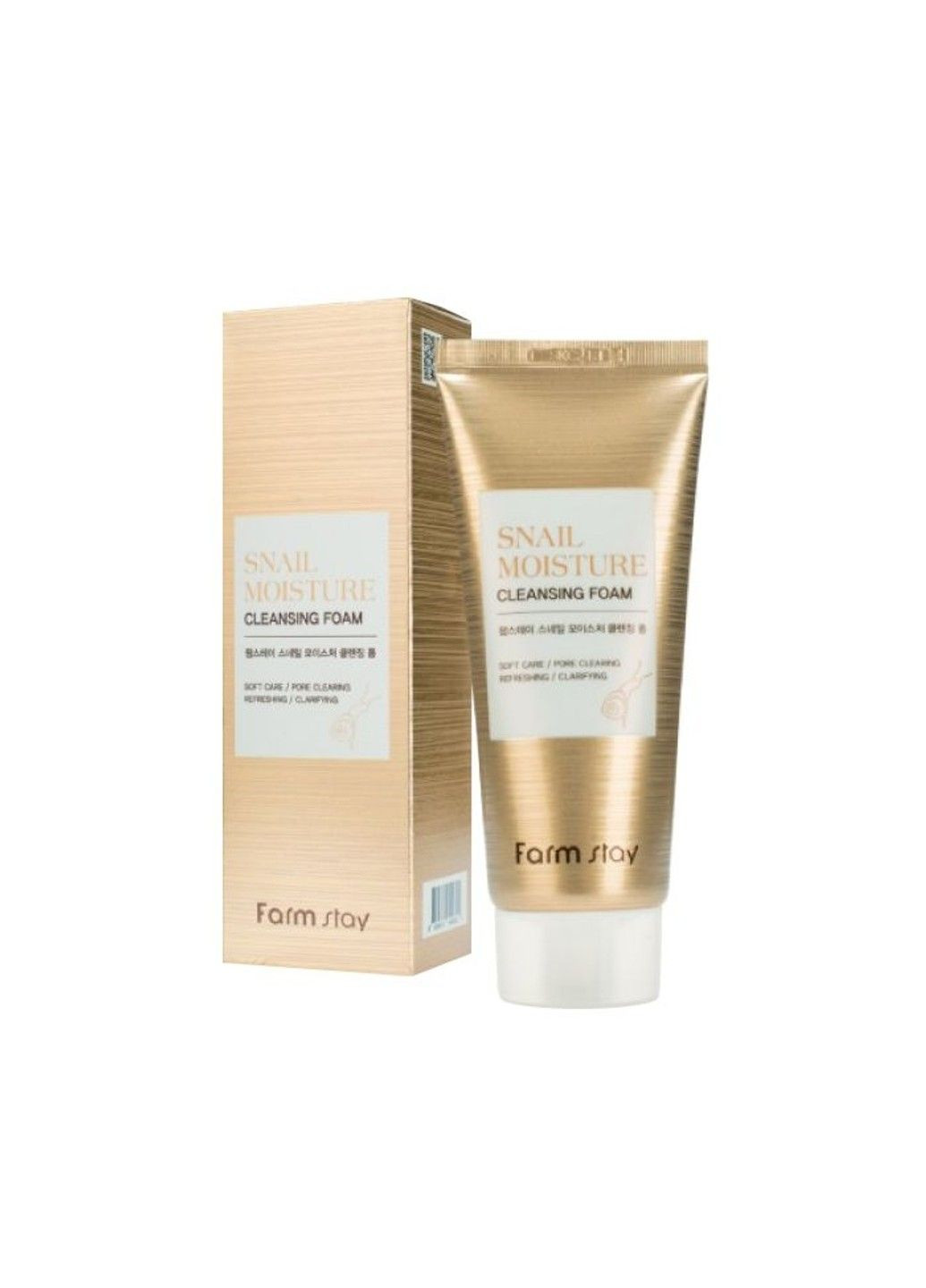 Пінка для вмивання зволожуюча з муцином равлика Snail Moisture Cleansing Foam 100ml FarmStay (298054027)