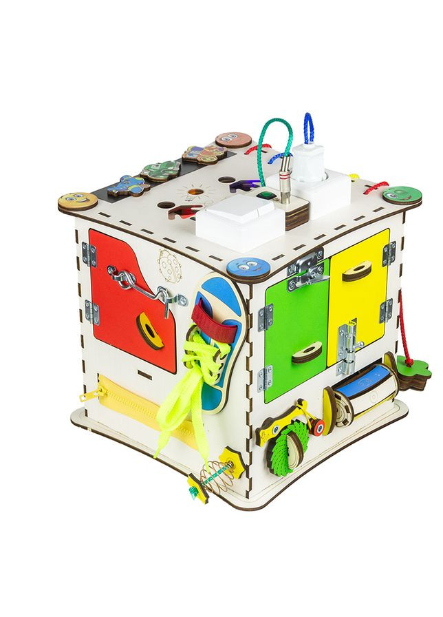 Будиночок розвиваючий. Бізіборд K009 з підсвічуванням No Brand (330607194)