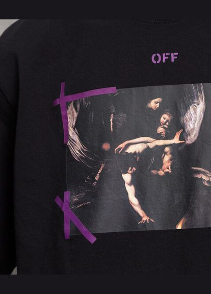 Чорна футболка з коротким рукавом Off-White