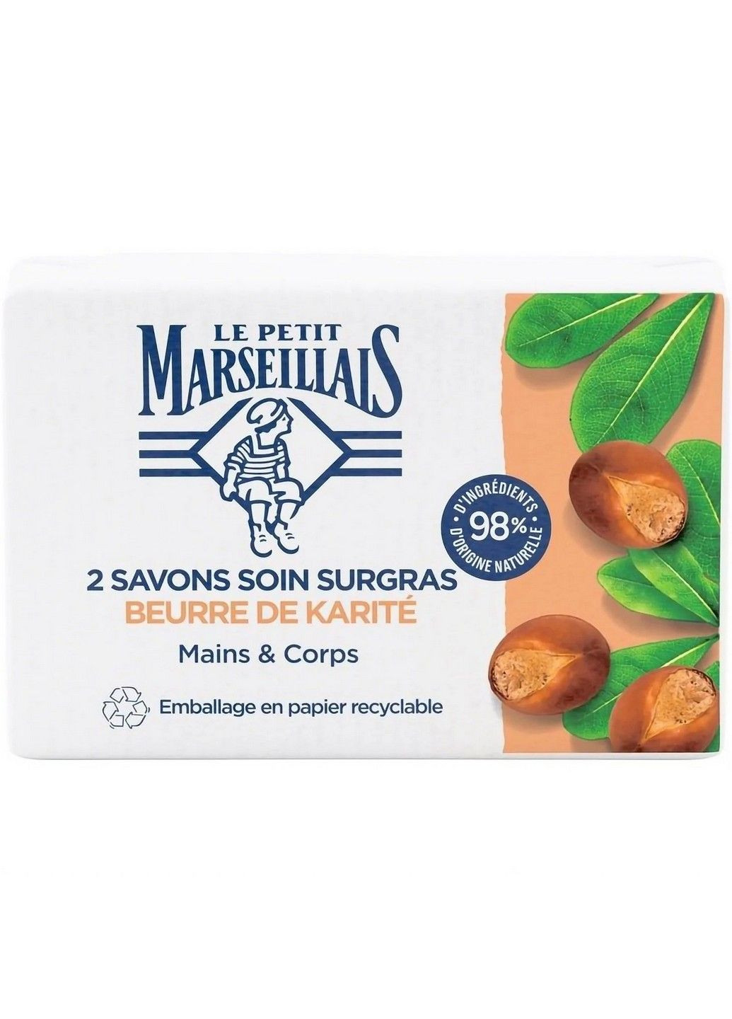 Мыло с маслом Ши 2 х 100 г Le Petit Marseillais (278048574)