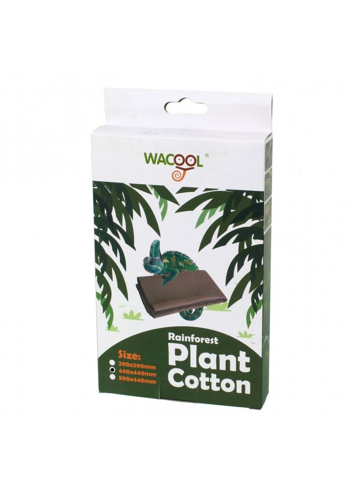 Підстилка в тераріум Rainforest Plant Cotton L 44х44см, бавовна з тропічних лісів Wacool (363330186)