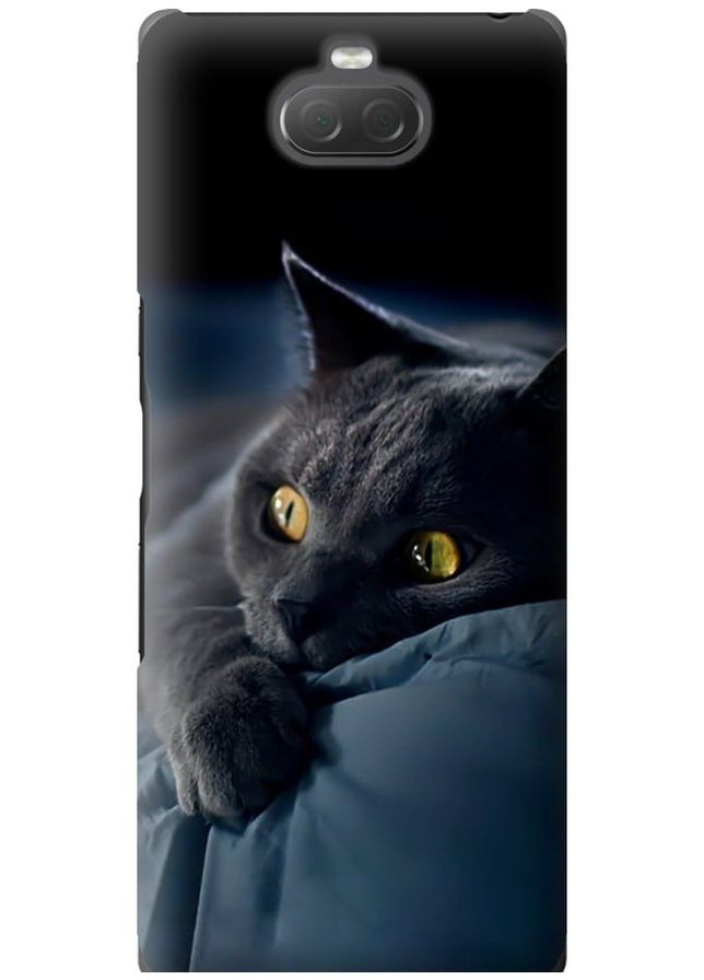 2D пластиковий чохол 'Димчастий кіт' для Endorphone Sony Xperia 10 I4113 (322504256)