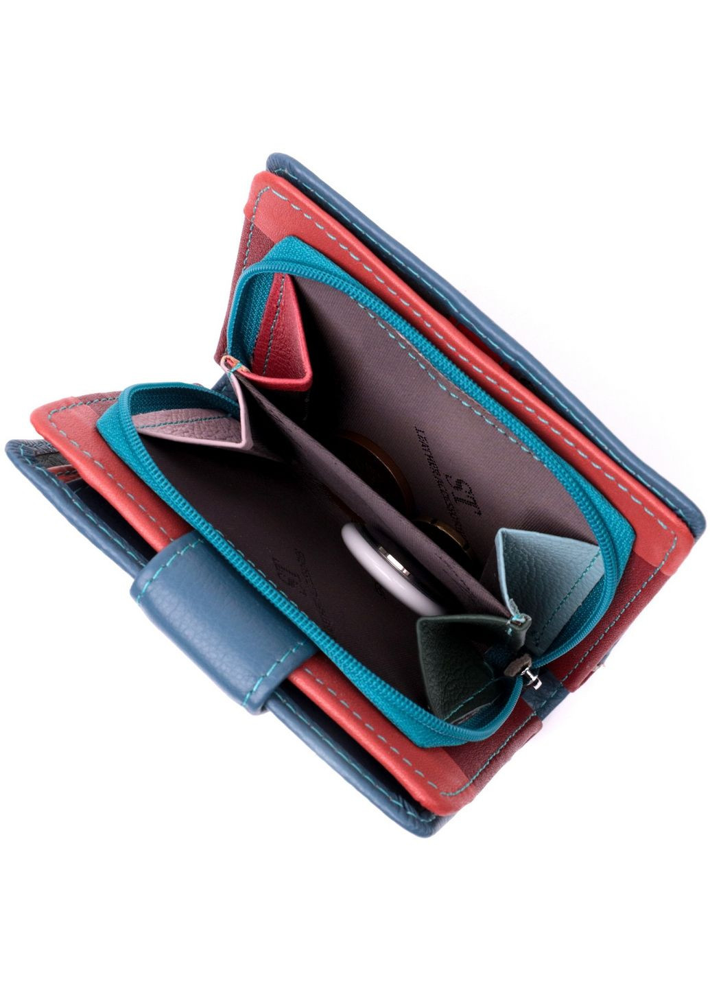 Женский кожаный кошелек 9,5х11,5х2,5 см st leather (315869619)