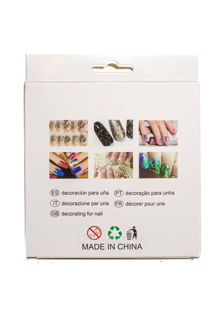 Блискітки для дизайну нігтів Aoyasiyue Art decoration Best W7 №01 Рожеві Фиолетові Сріблясті Золоті (пісок) Ноготок (302722849)