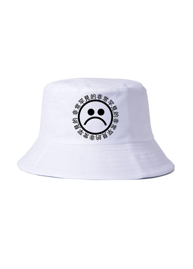 Панама біла Vintage Sad Boy Young Lean White Bucket Hat Womens (356677701)