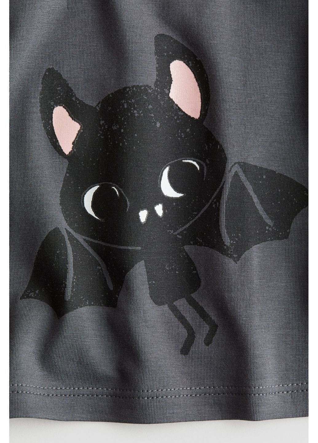 Дитячий лонгслів для дівчинки Темно-сірий (25101826) H&M (365300770)